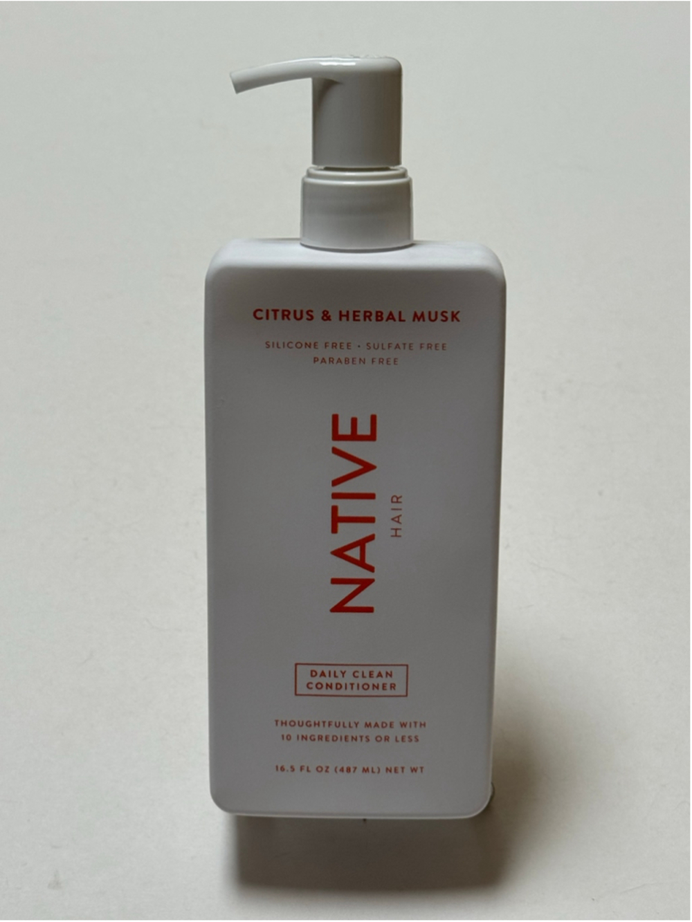 Native Hair Citrus & Herbal Musk Daily Clean Conditioner 16.5 fl oz NEW